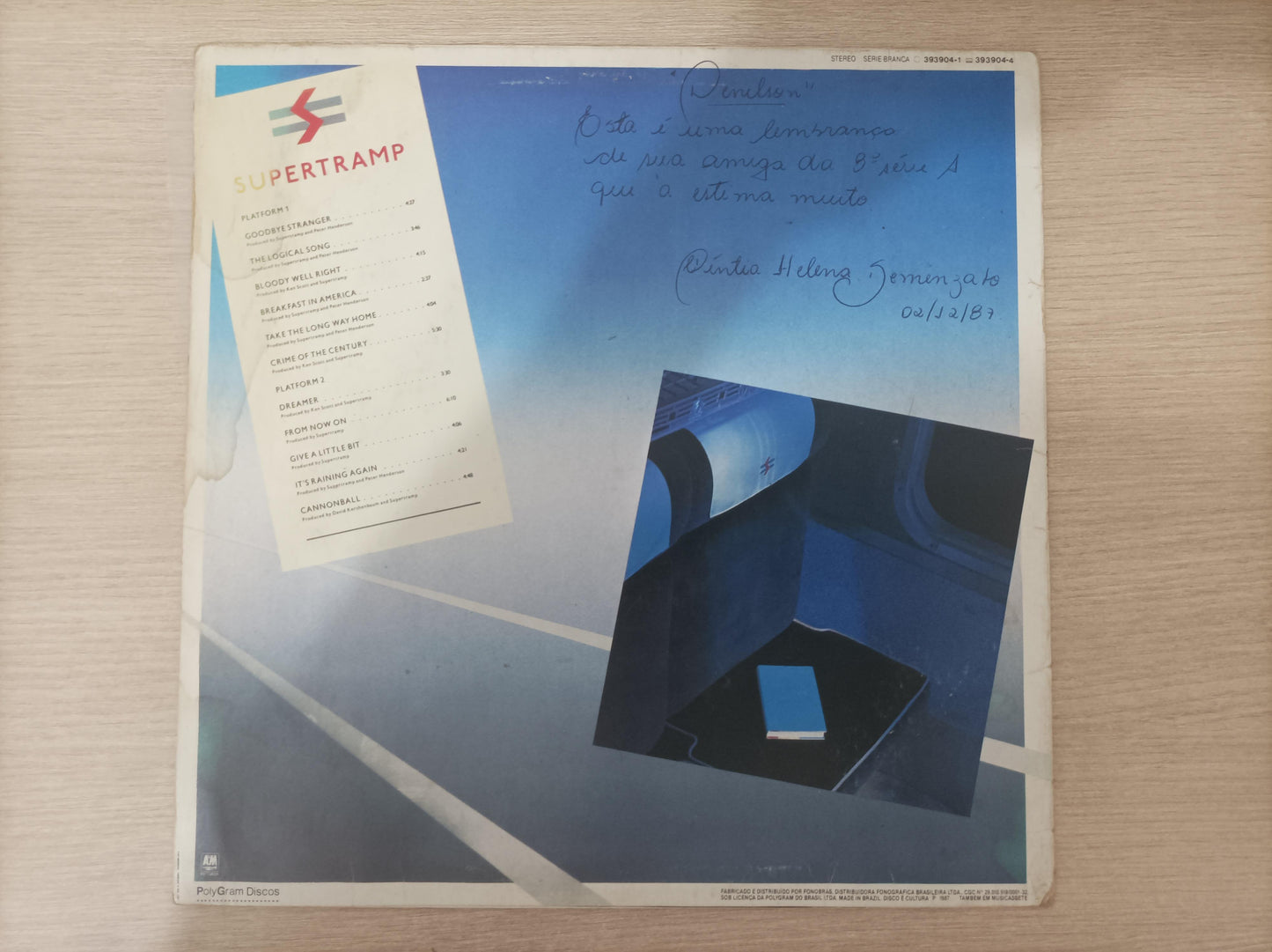 Lp Vinil Supertramp The Autobiography of Com Encarte