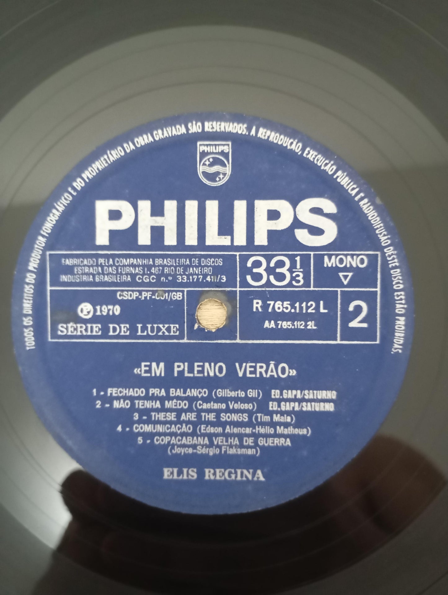 Lp Vinil Elis Regina ...Em Pleno Verão