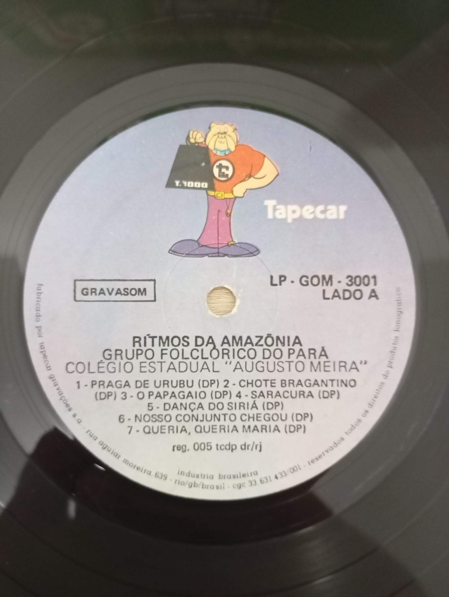 Lp Vinil Grupo Folclórico Do Pará Rítmos Da Amazônia