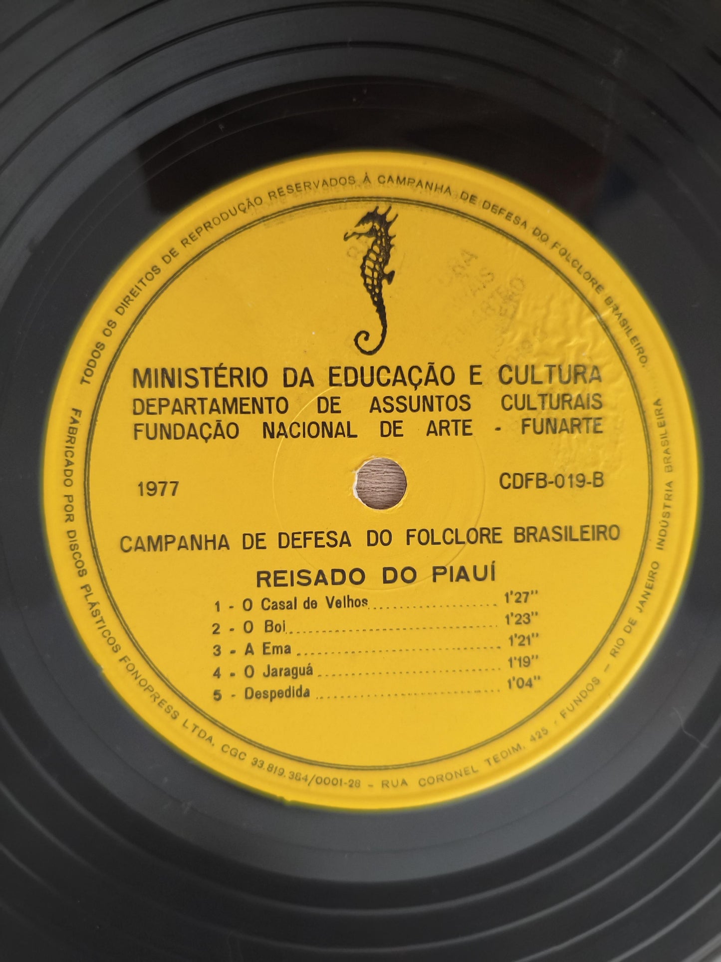Compacto Vinil Folclore Brasileiro 19 Reisado Do Piauí