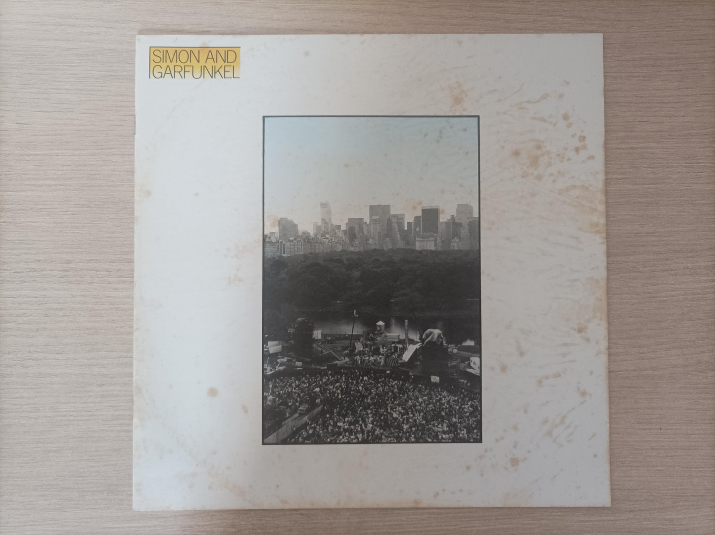 Lp Vinil Simon Garfunkel Concert Central Park Duplo Encarte