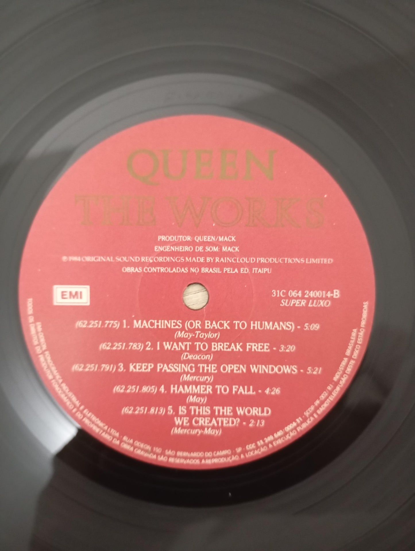 Lp Vinil Queen The Works Com Encarte