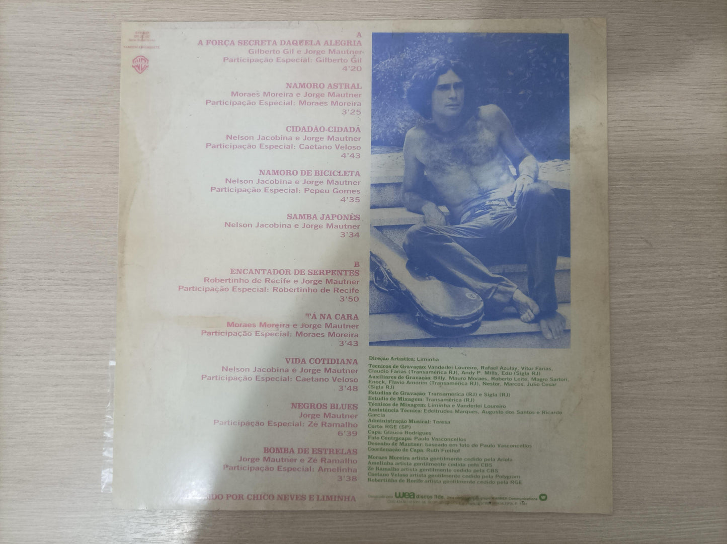 Lp Vinil Jorge Mautner Bomba De Estrelas