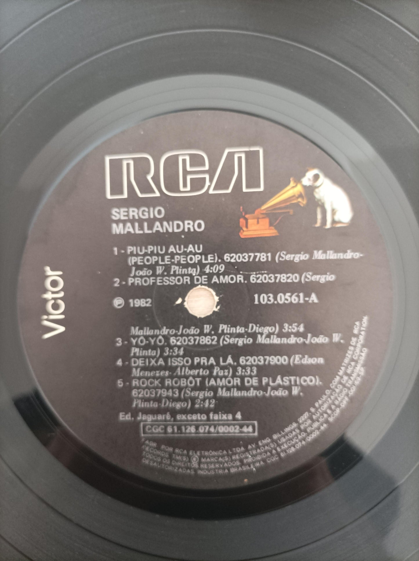 Lp Vinil Sergio Mallandro 1982 Com Encarte
