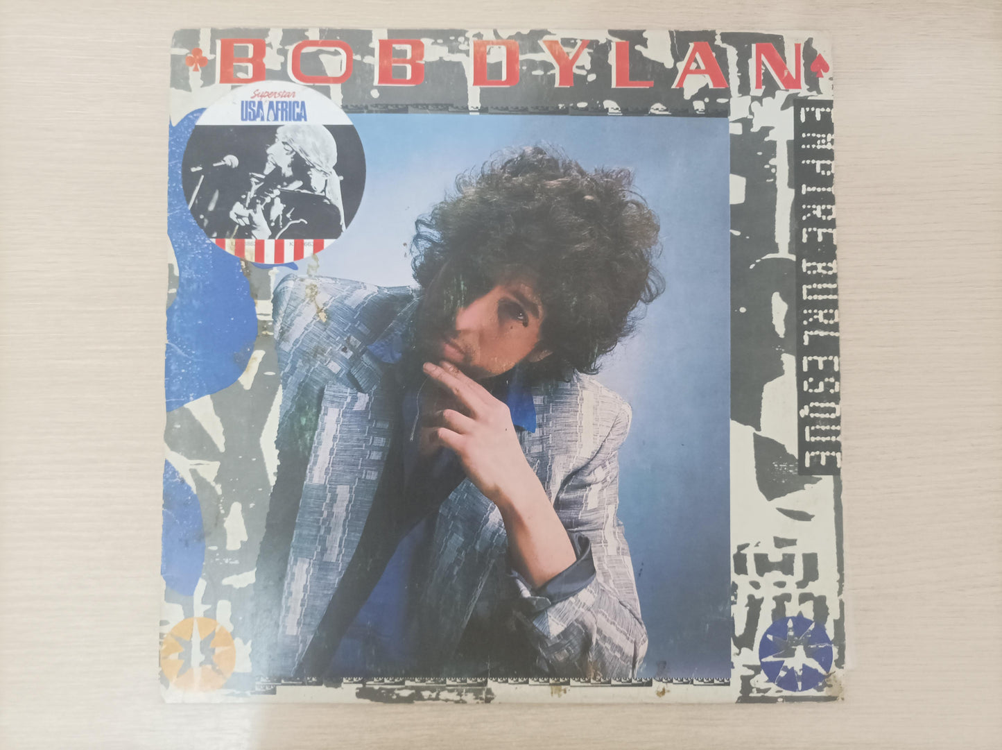 Lp Vinil Bob Dylan Empire Burlesque Com Encarte