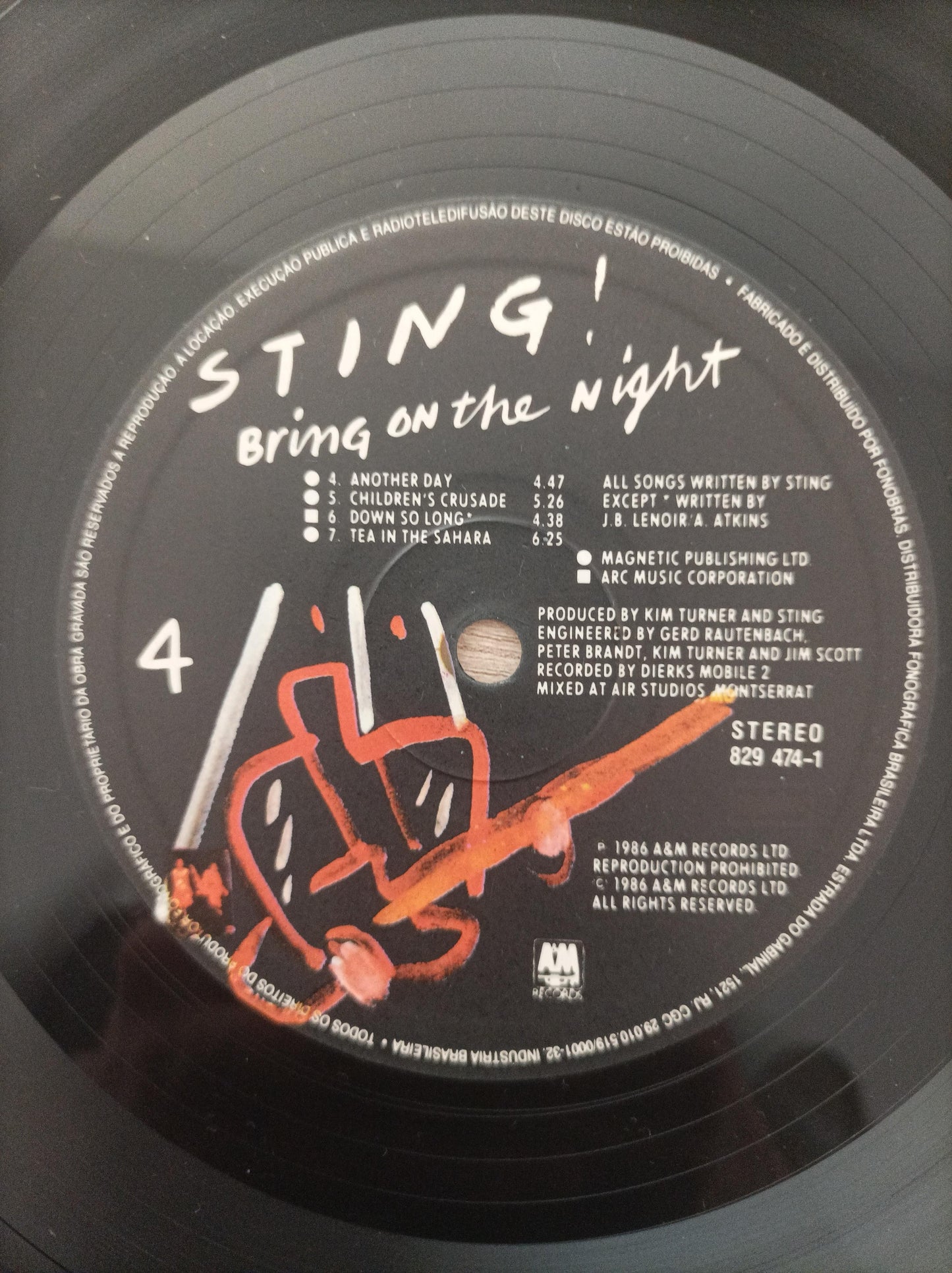 Lp Vinil Sting Bring On The Night Duplo Com Encartes