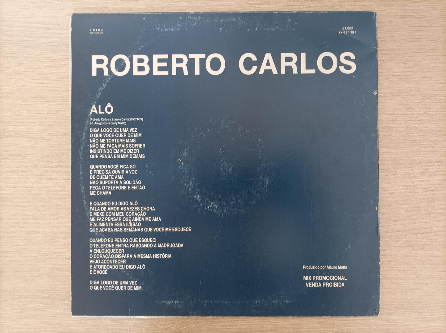 Lp Vinil Roberto Carlos Alô