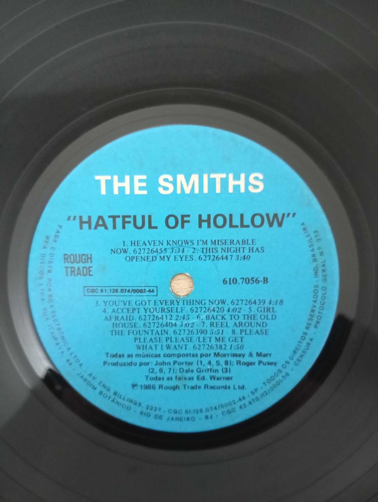 Lp Vinil The Smiths Hatful Of Hollow Capa Dupla Com Encarte