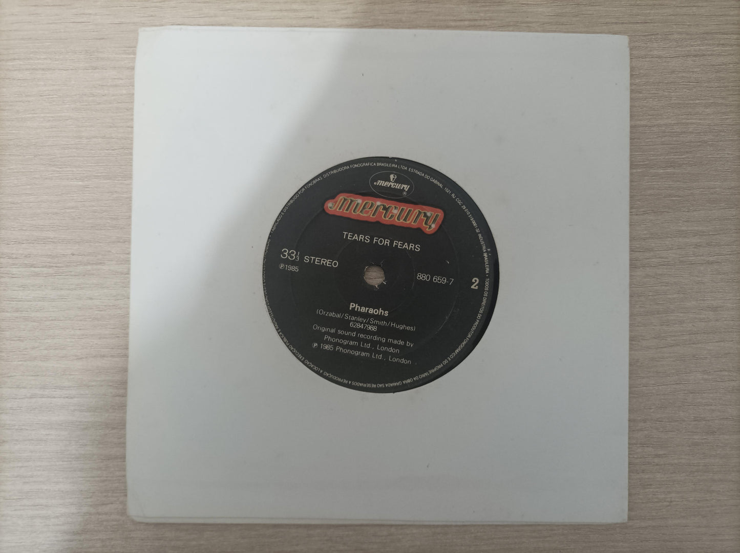 Compacto Vinil Tears For Fears Everybody Wants To Rule World