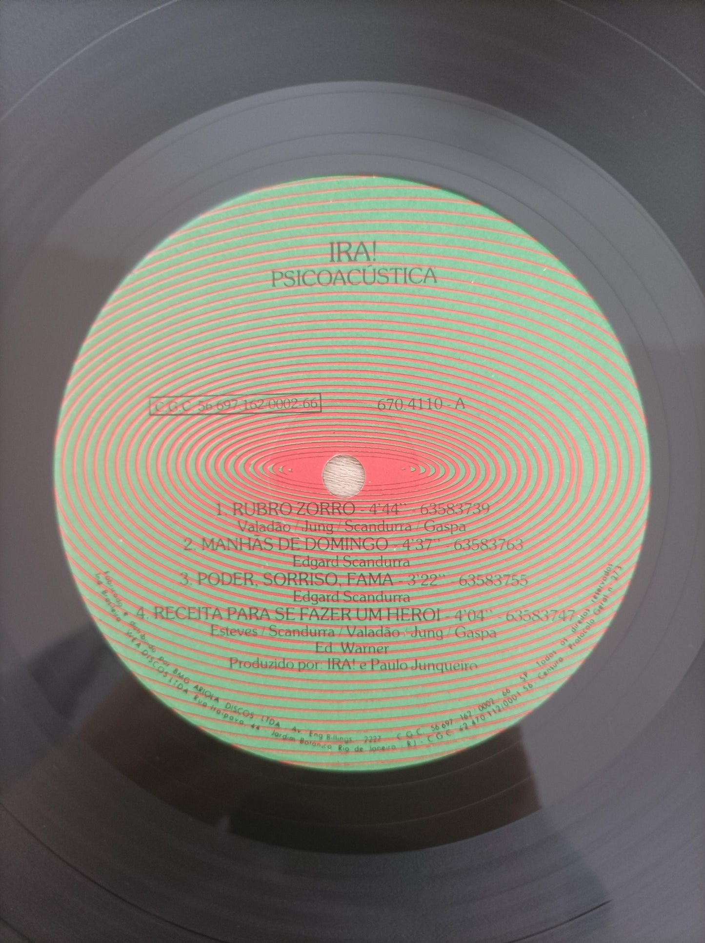 Lp Vinil Ira! Psicoacústica Capa Dupla
