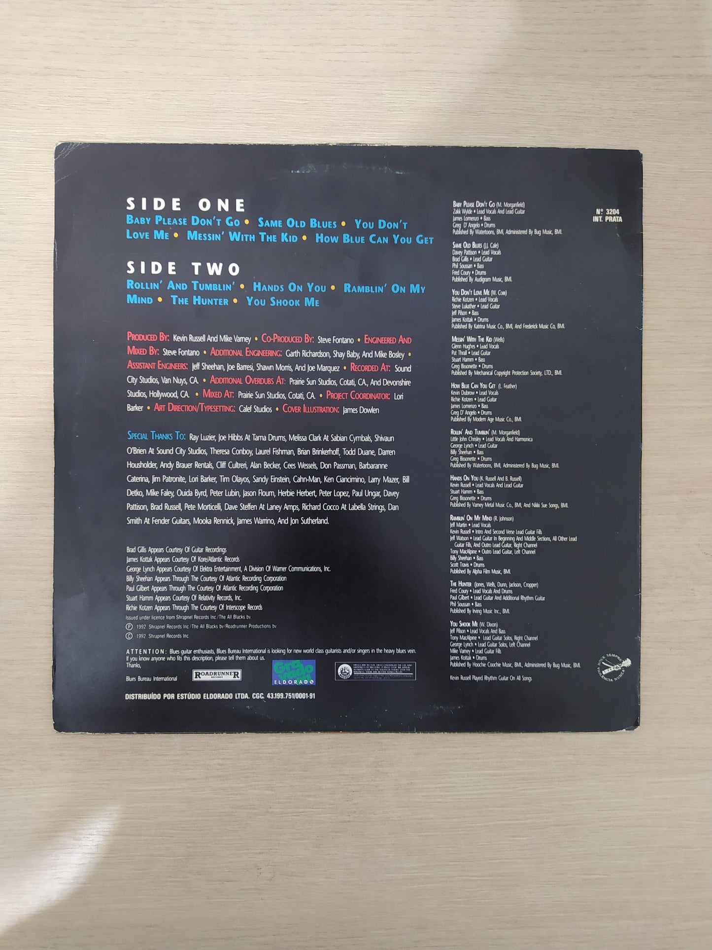 Lp Vinil L.A. Blues Authority