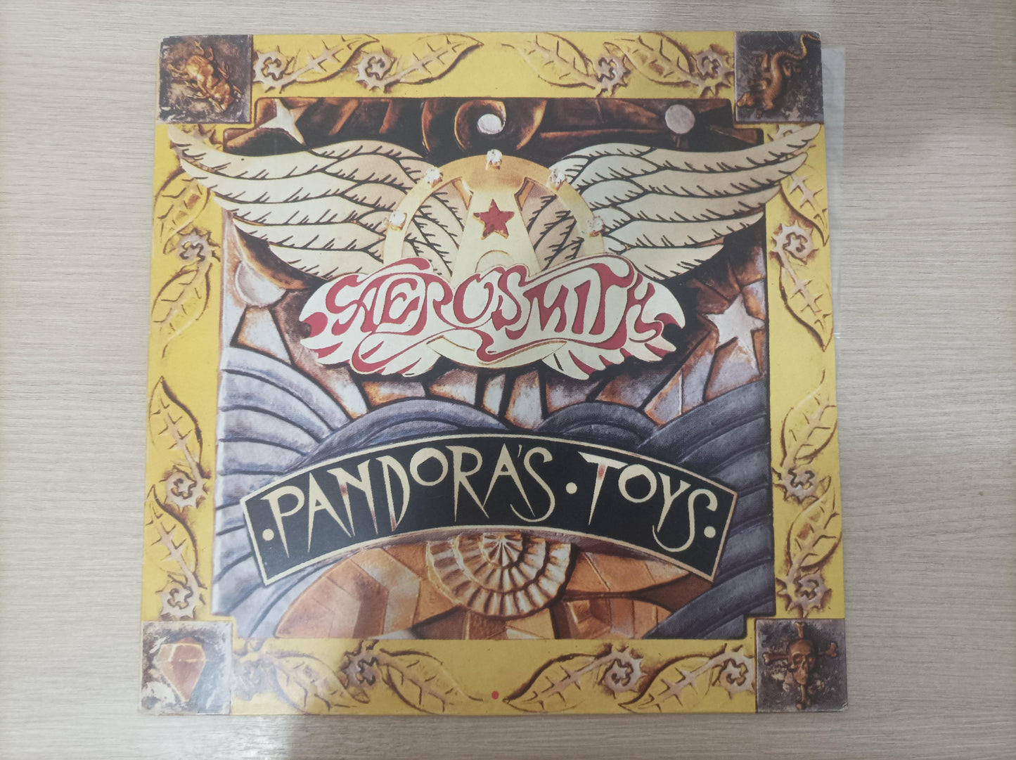 Lp Vinil Aerosmith Pandora's Toys Com Encarte, Leia