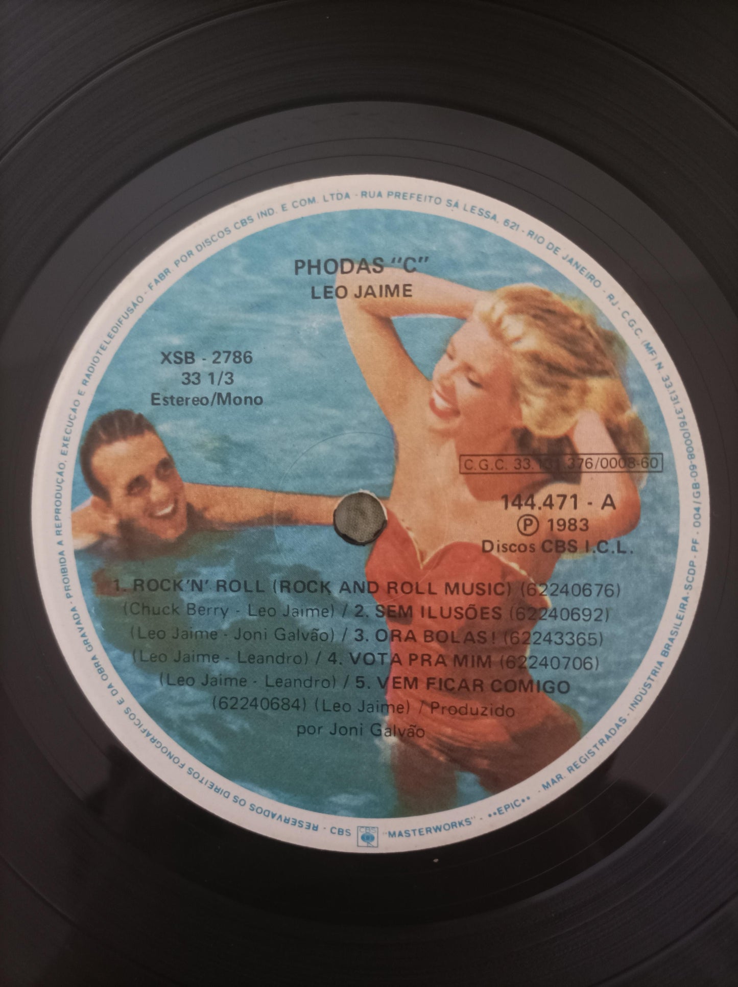 Lp Vinil Leo Jaime Phodas "C" Com Encarte