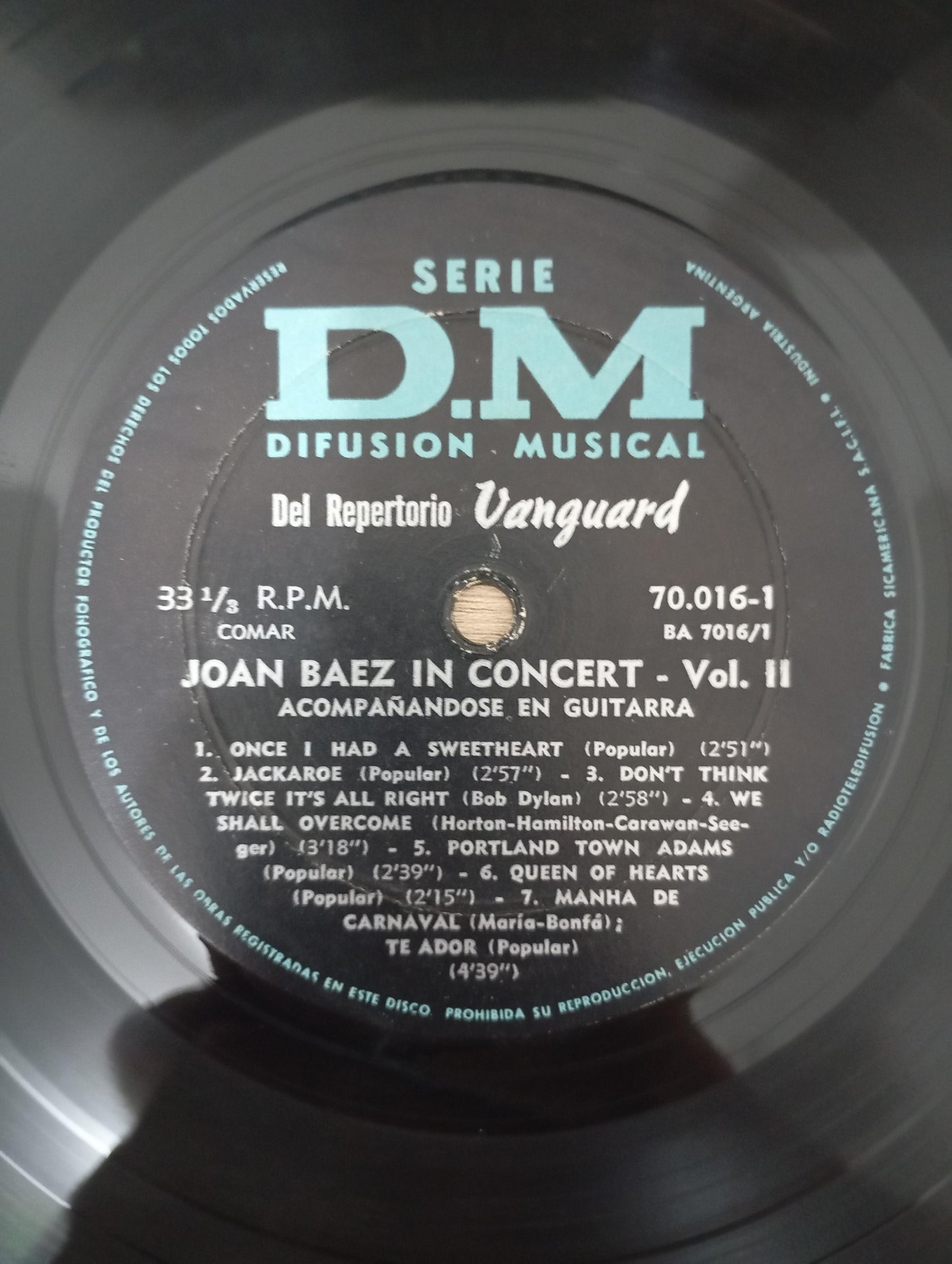 Lp Vinil Joan Baez In Concert Part 2 Importado