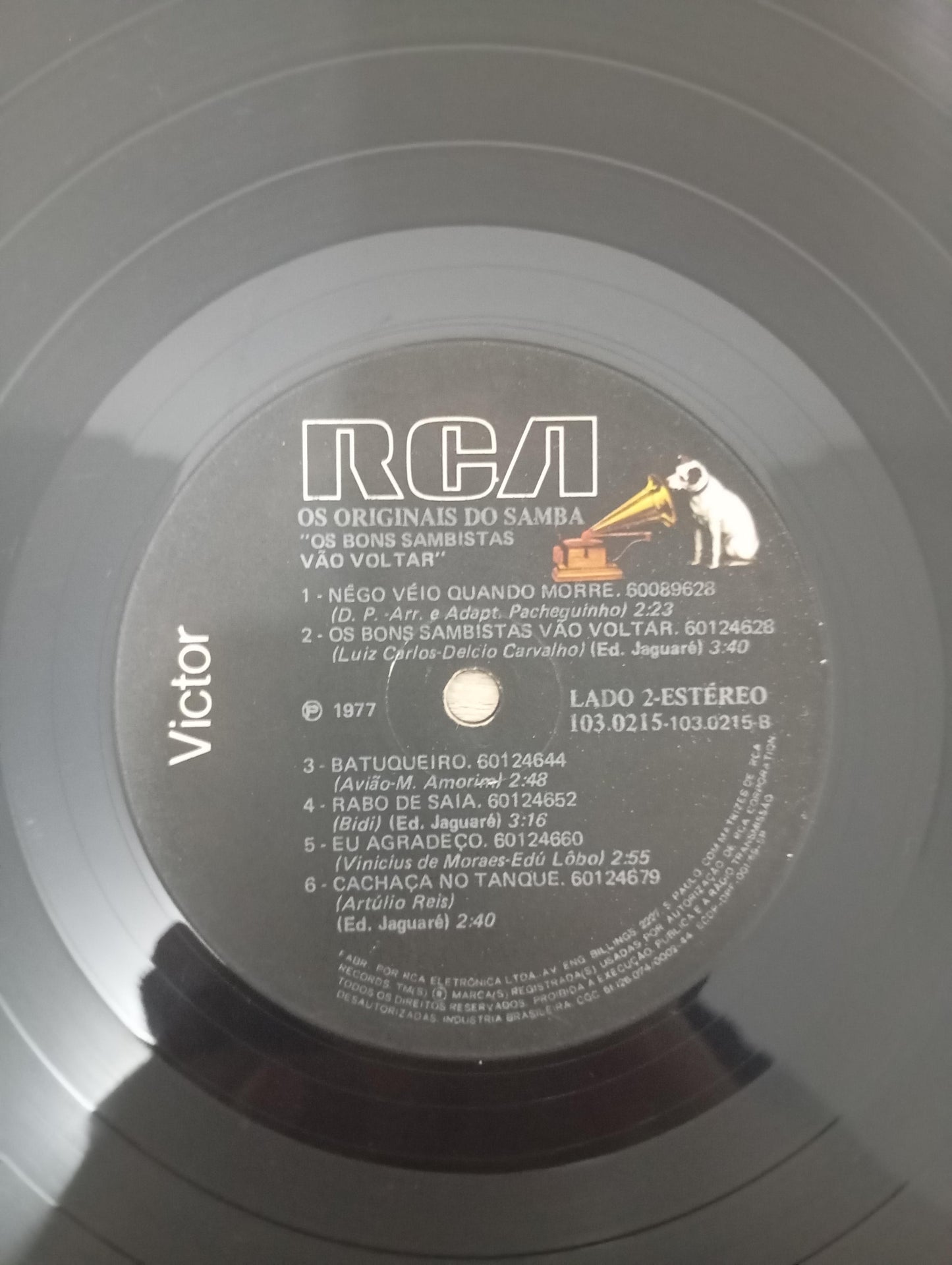 Lp Vinil Os Originais Do Samba Os Bons Sambistas Vão Voltar