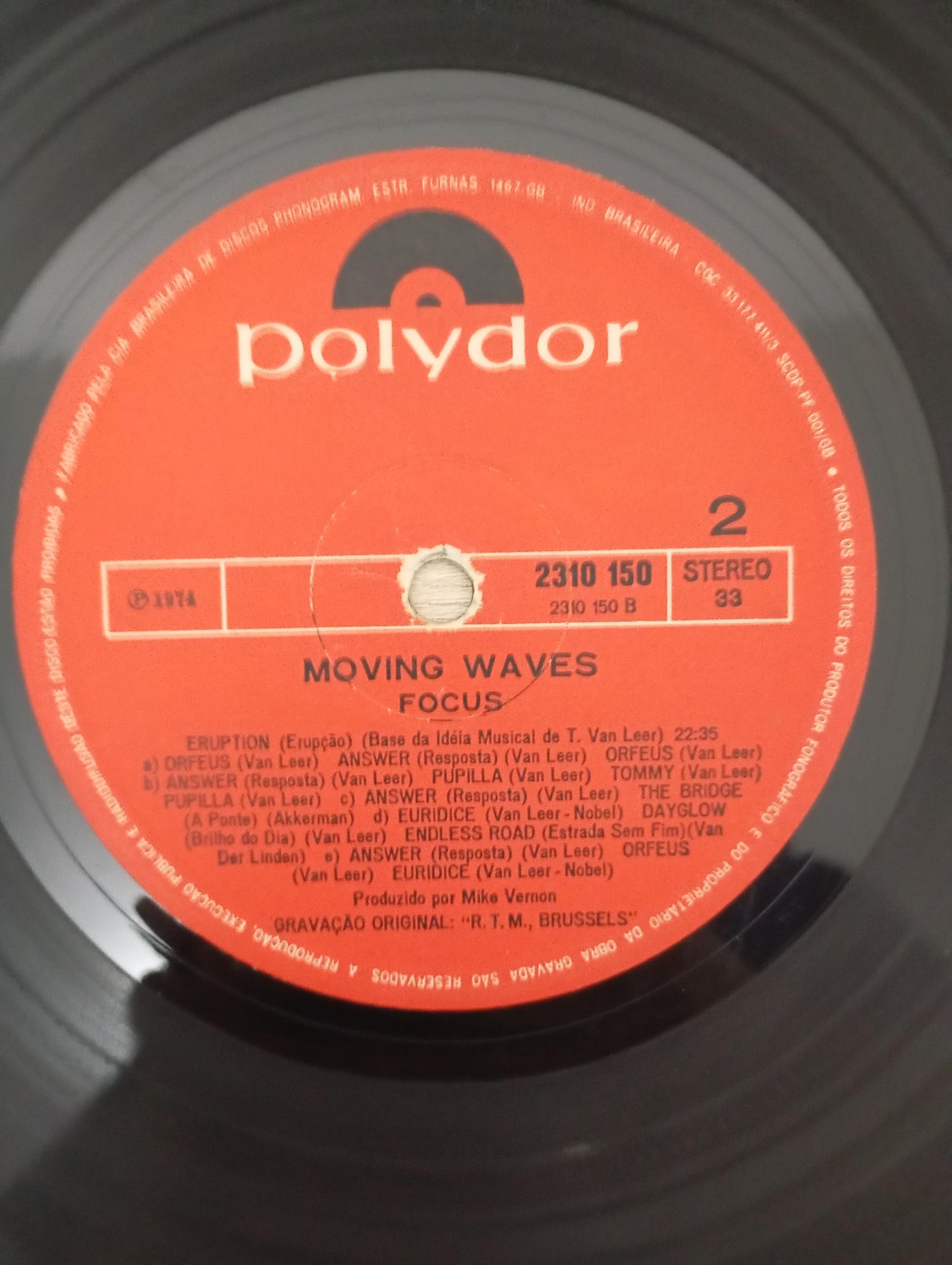 Lp Vinil Focus Moving Waves, Leia