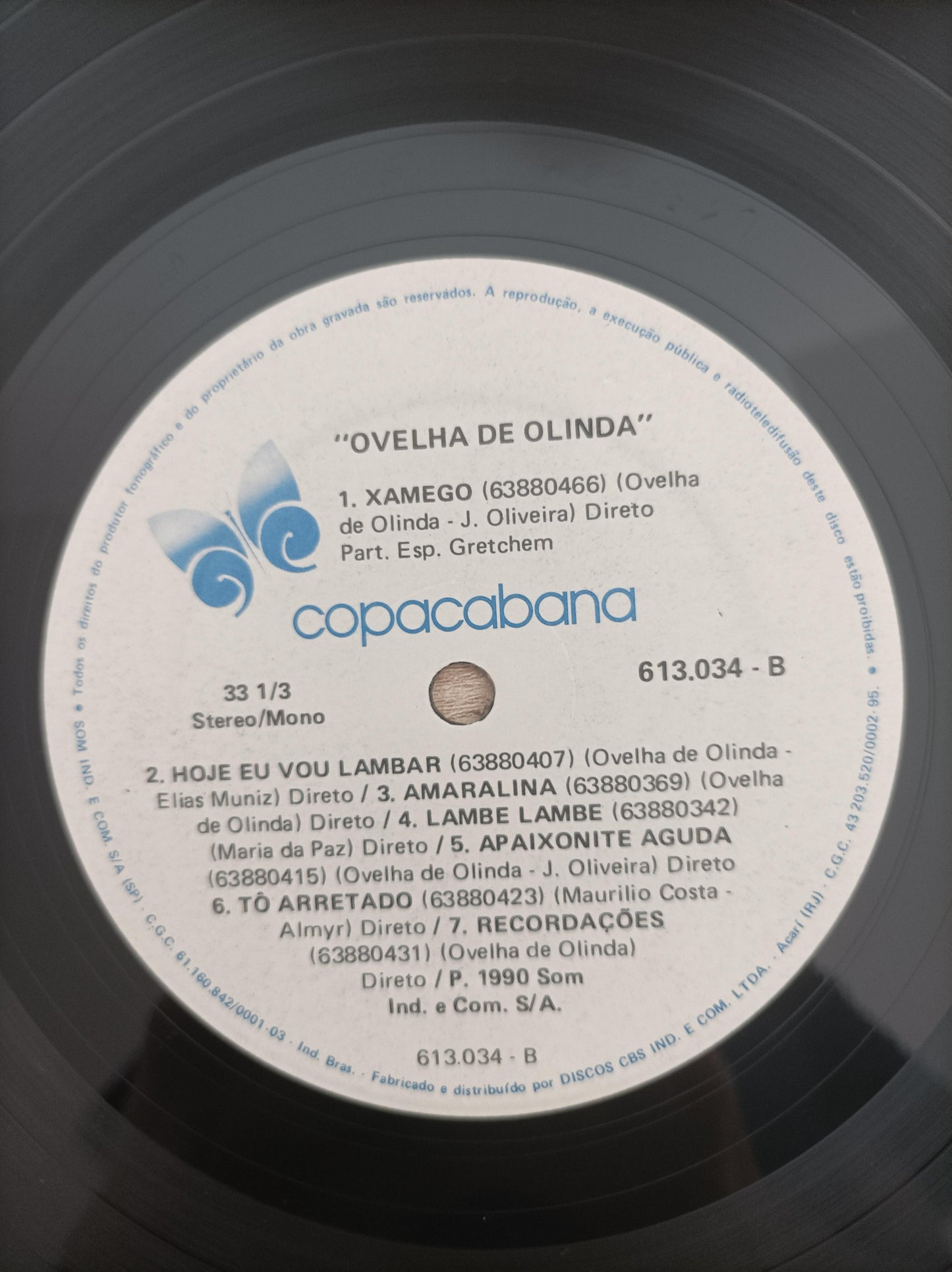 Lp Vinil Ovelha de Olinda
