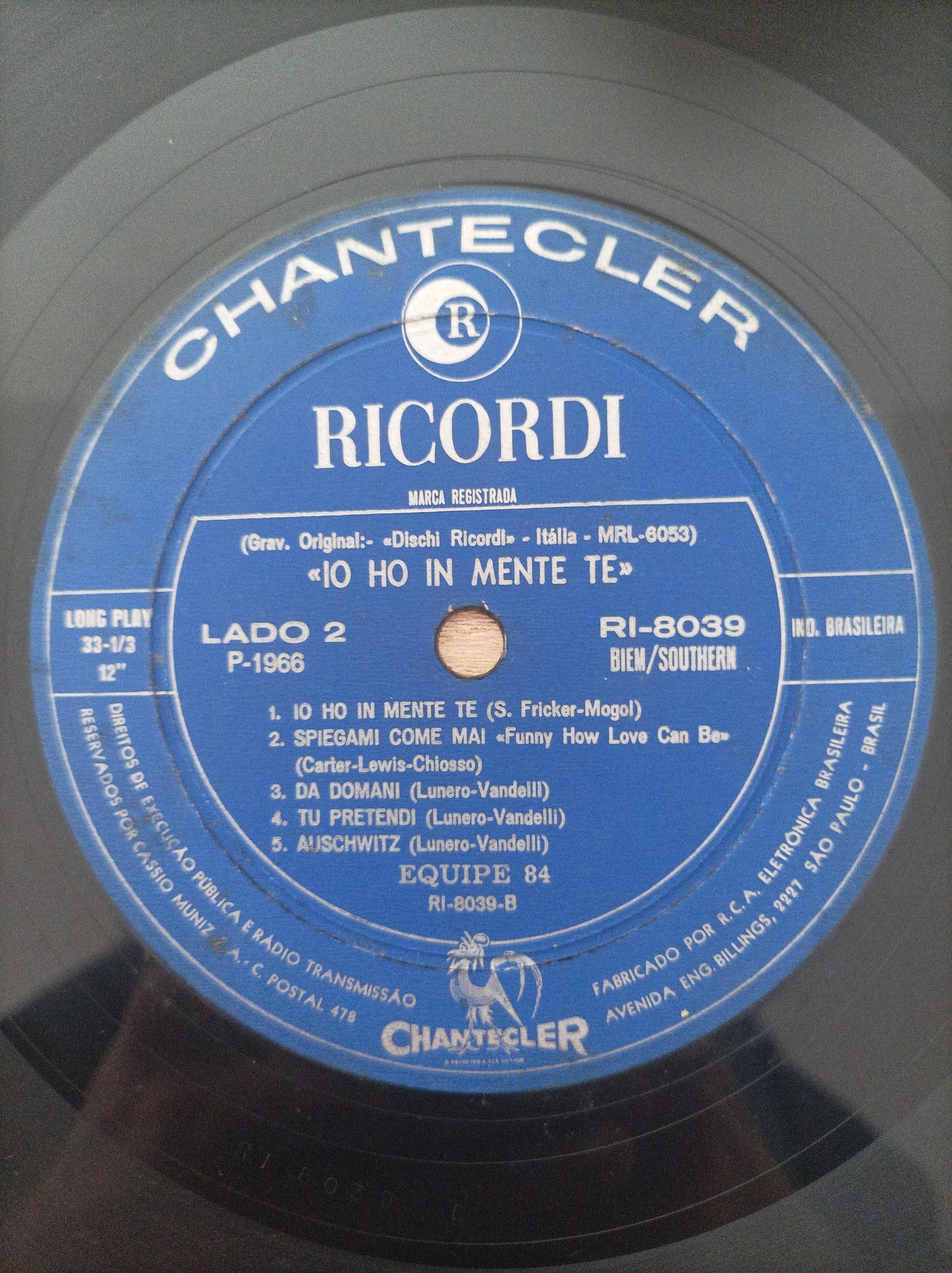 Lp Vinil Equipe 84 Io Ho In Mente Te