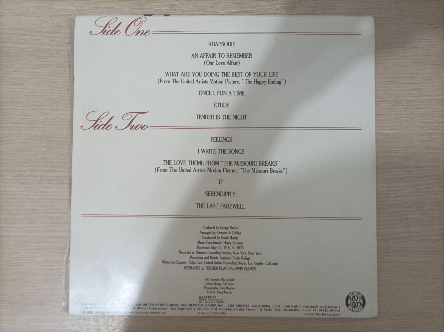 Lp Vinil Ferrante & Teicher Feelings