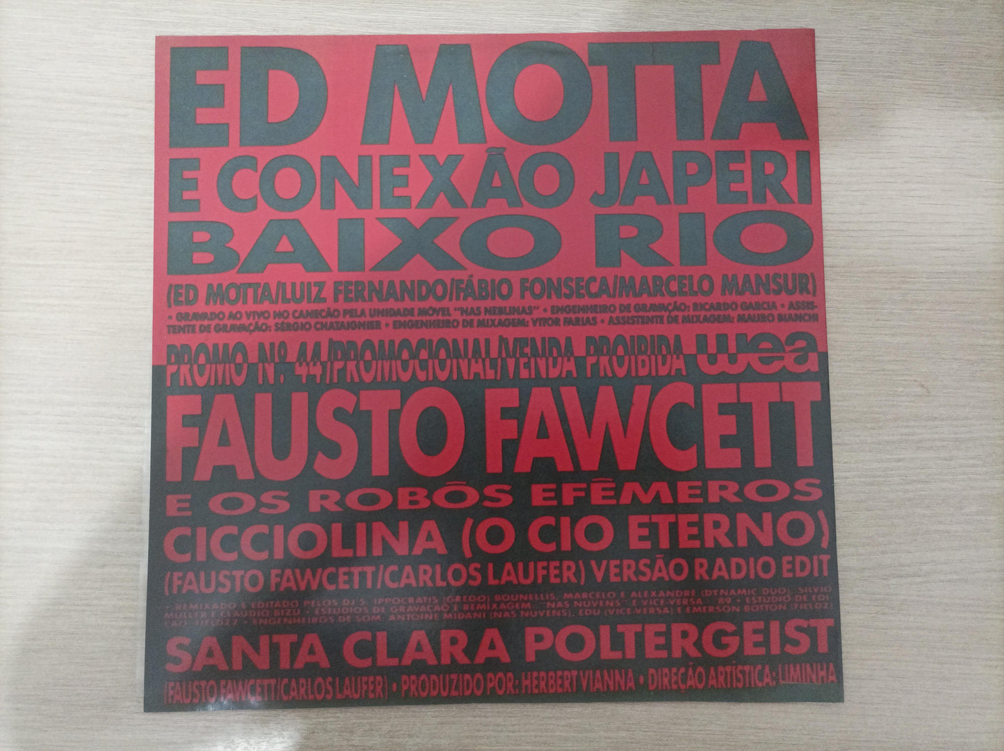 Lp Vinil Promo 44 Gilberto Gil & Ed Motta