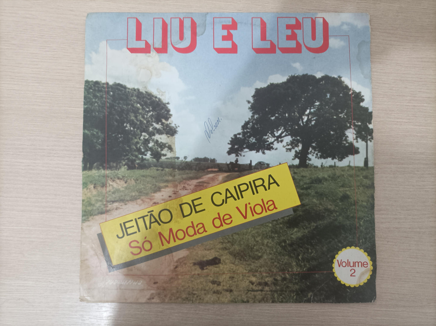 Lp Vinil Liu E Léu Jeitão de Caipira Só Moda de Viola Vol. 2