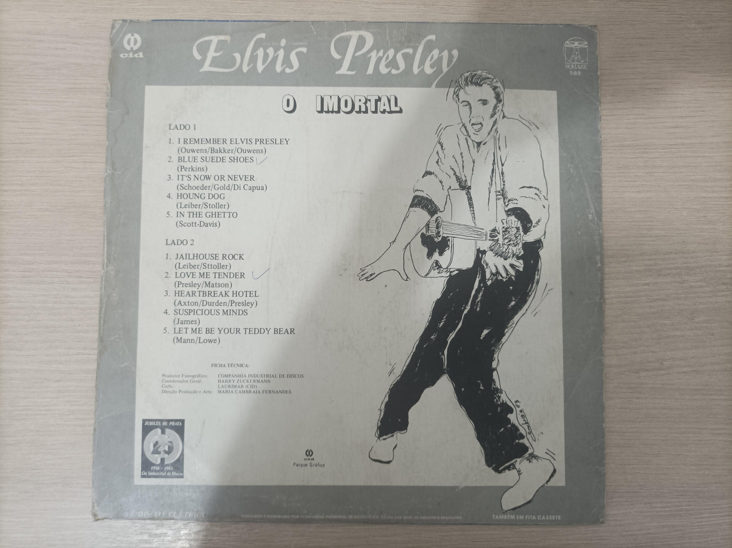 Lp Vinil Elvis Presley O Imortal