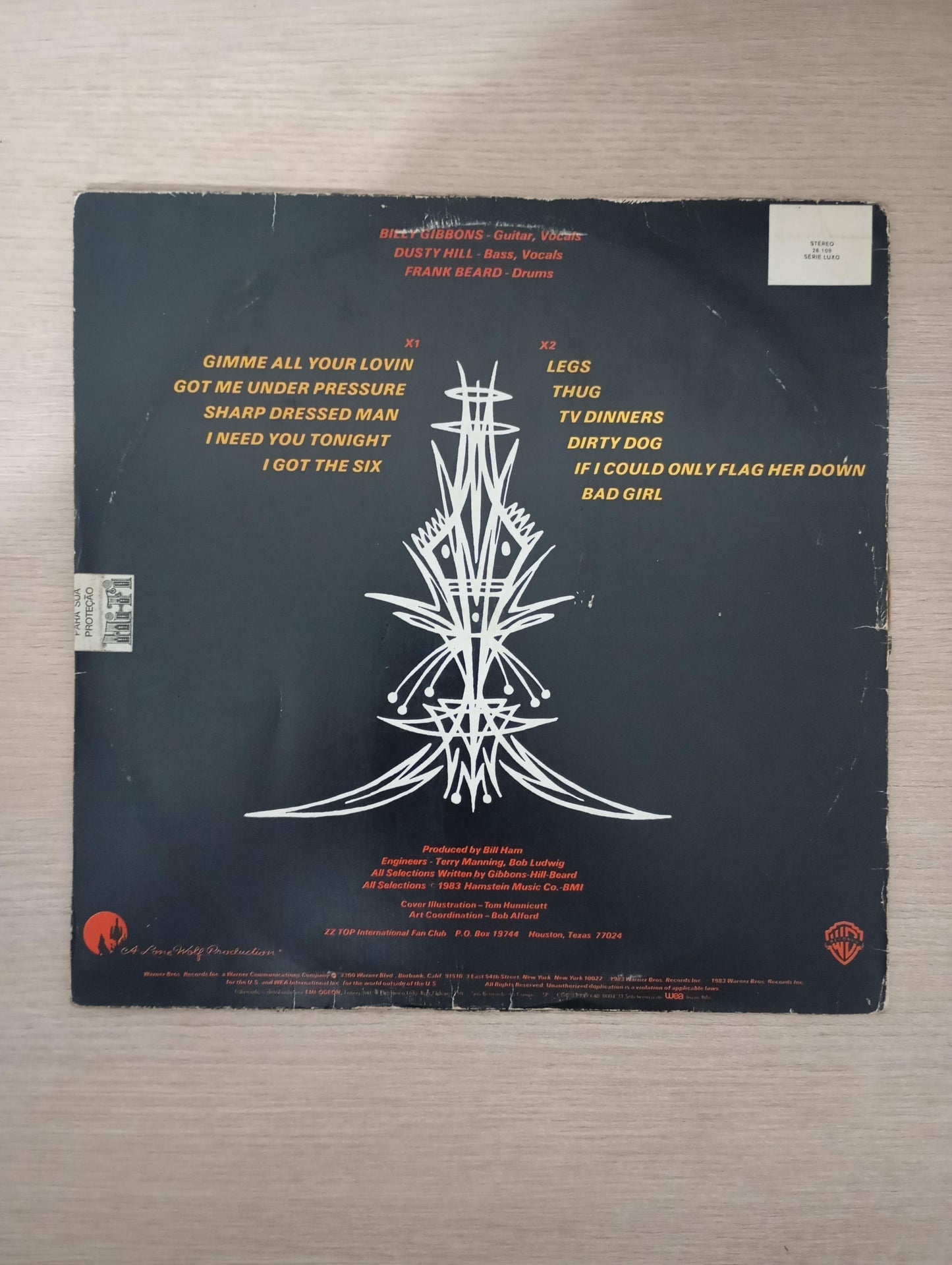 Lp Vinil ZZ Top Eliminator