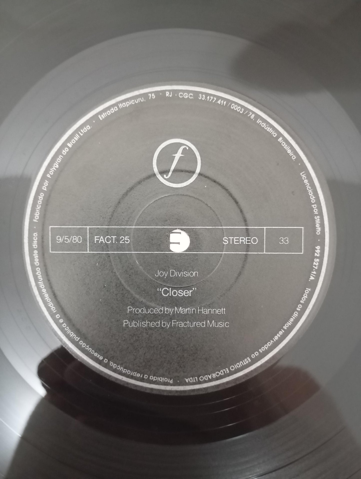 Lp Vinil Joy Division Closer Com Encarte