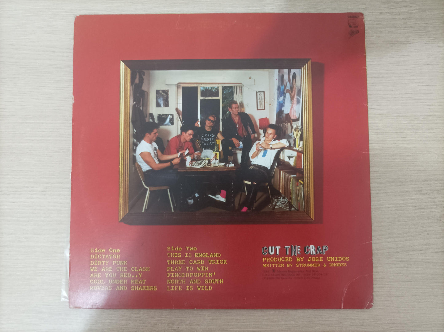 Lp Vinil The Clash Cut The Crap Com Encarte