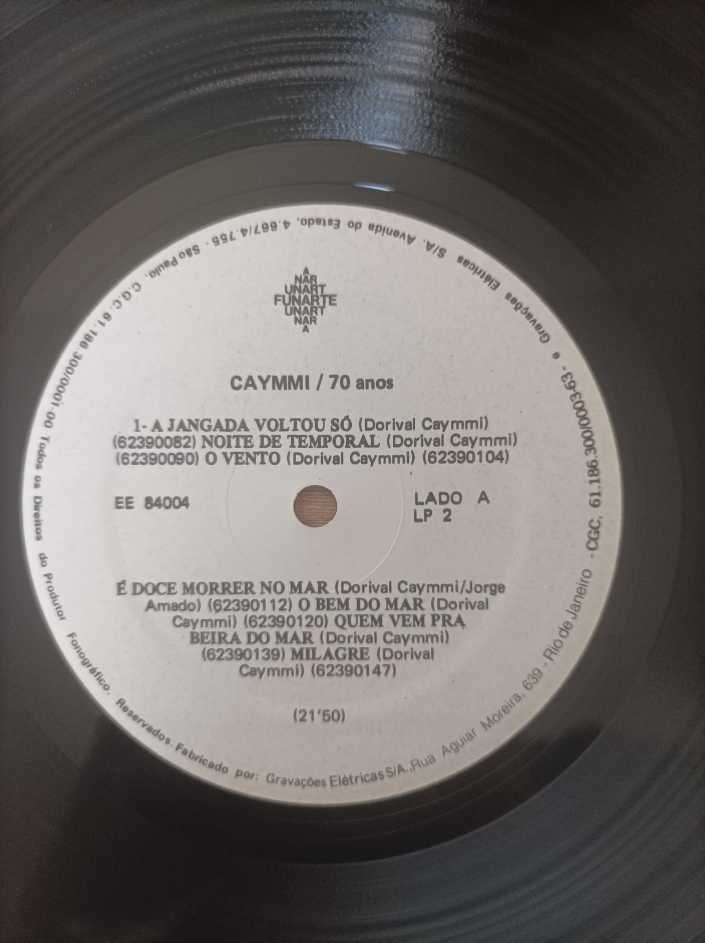Lp Vinil Dorival Caymmi Setenta Anos Duplo Com Encartes