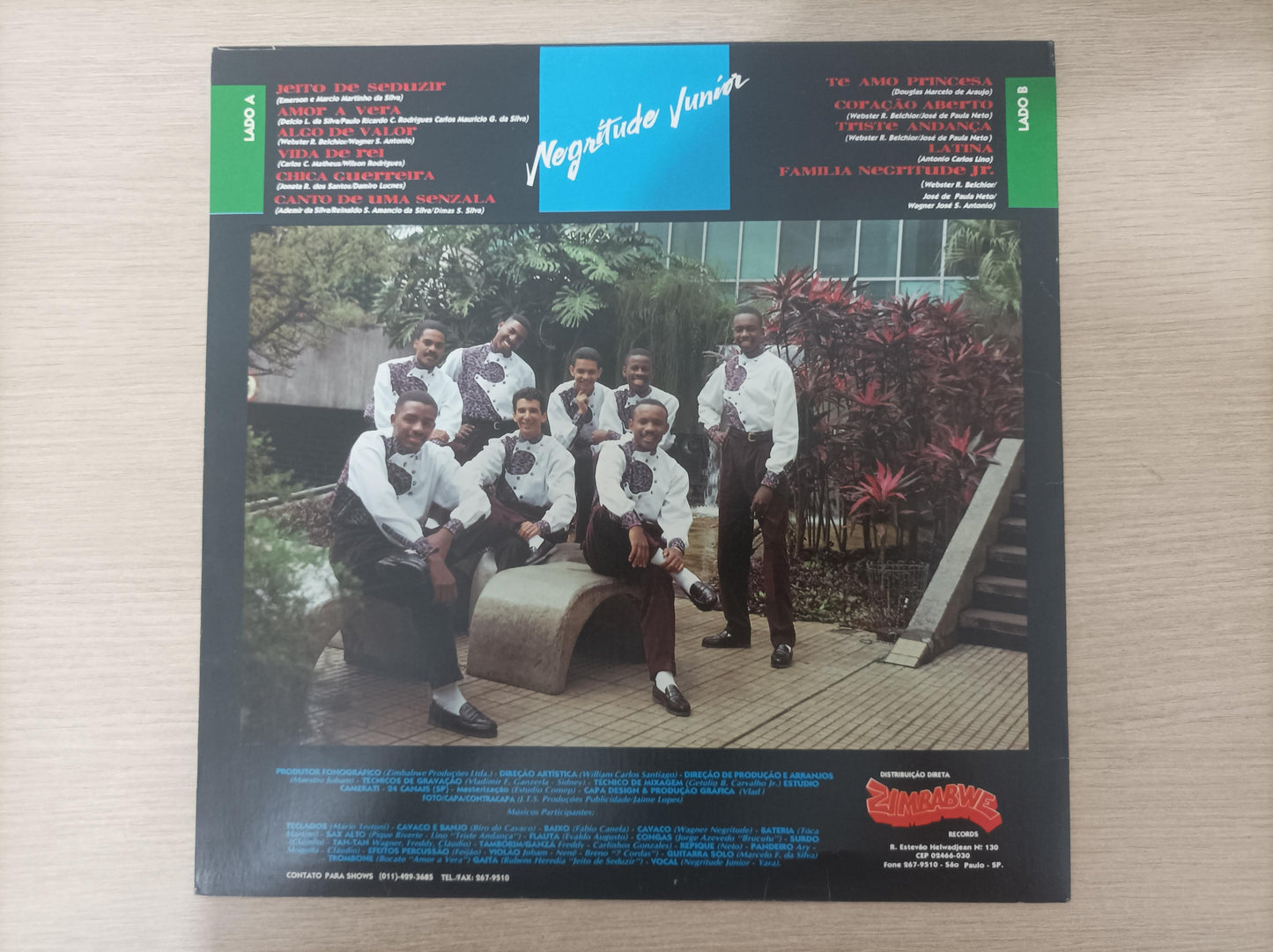 Lp Vinil Negritude Junior Jeito de Seduzir com encarte
