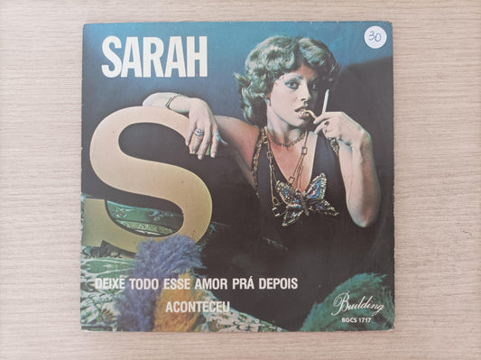 Vinil Compacto Sarah Deixe Todo Esse Amor Pra Depois