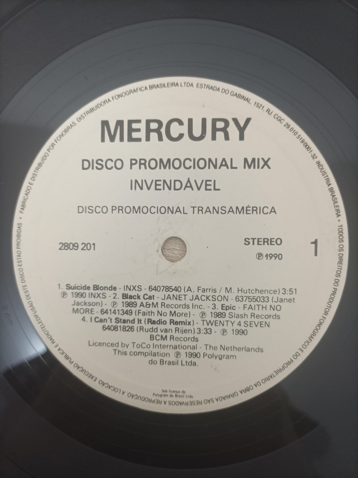 Lp Vinil FM 100,1 Transamérica
