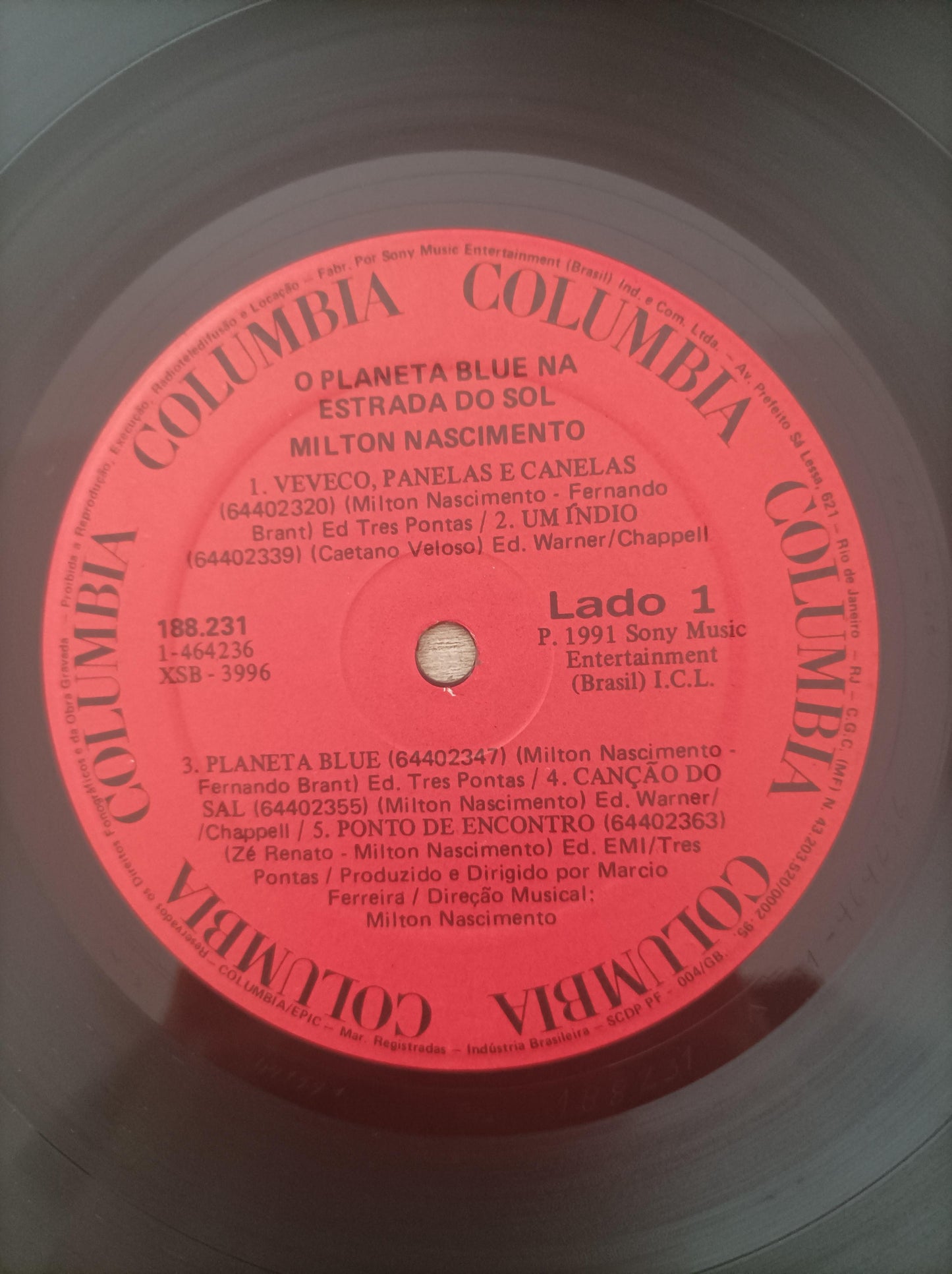 Lp Vinil Milton Nascimento O Planeta Blue Na Estrada Do Sol