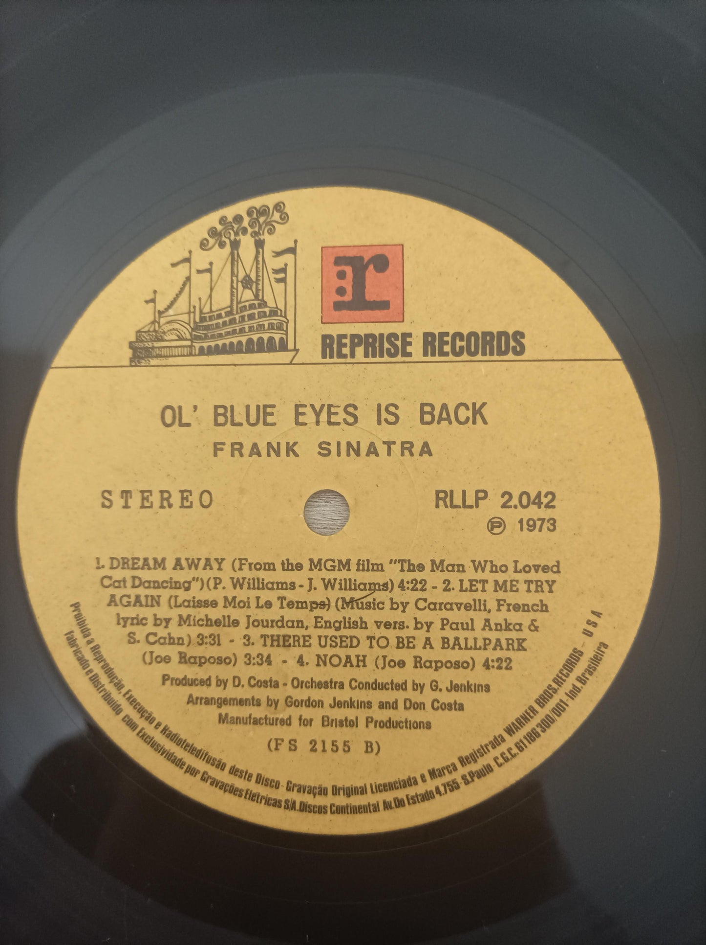 Disco Vinil Ol' Blue Eyes Is Back Frank Sinatra A