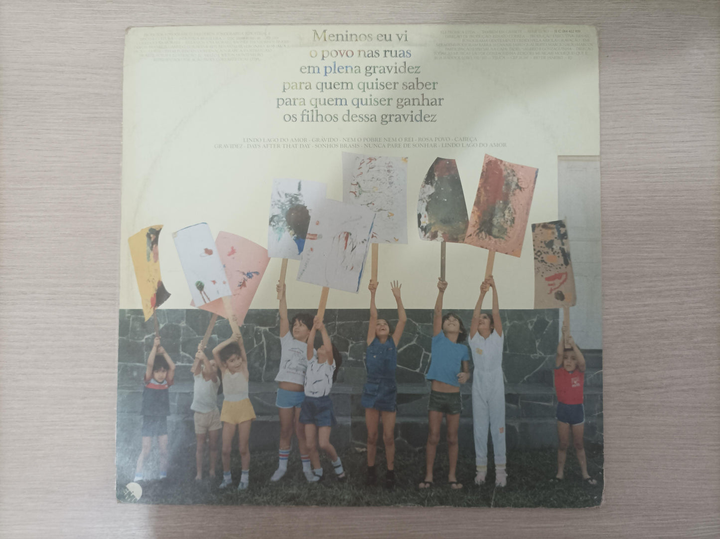 Lp Vinil Gonzaguinha Grávido Com Encarte