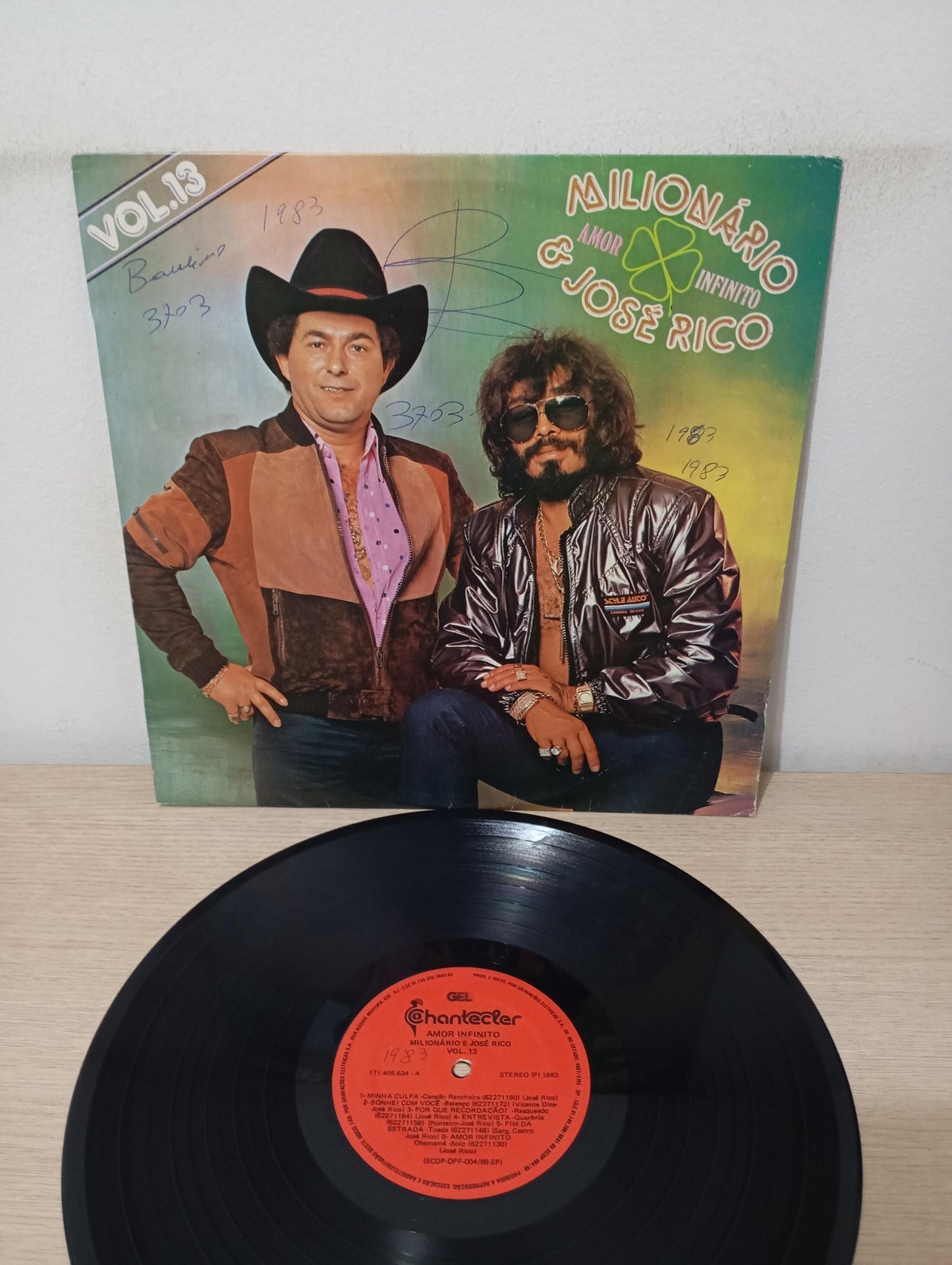 Lp Vinil Milionário & José Rico Vol. 13 - Amor Infinito