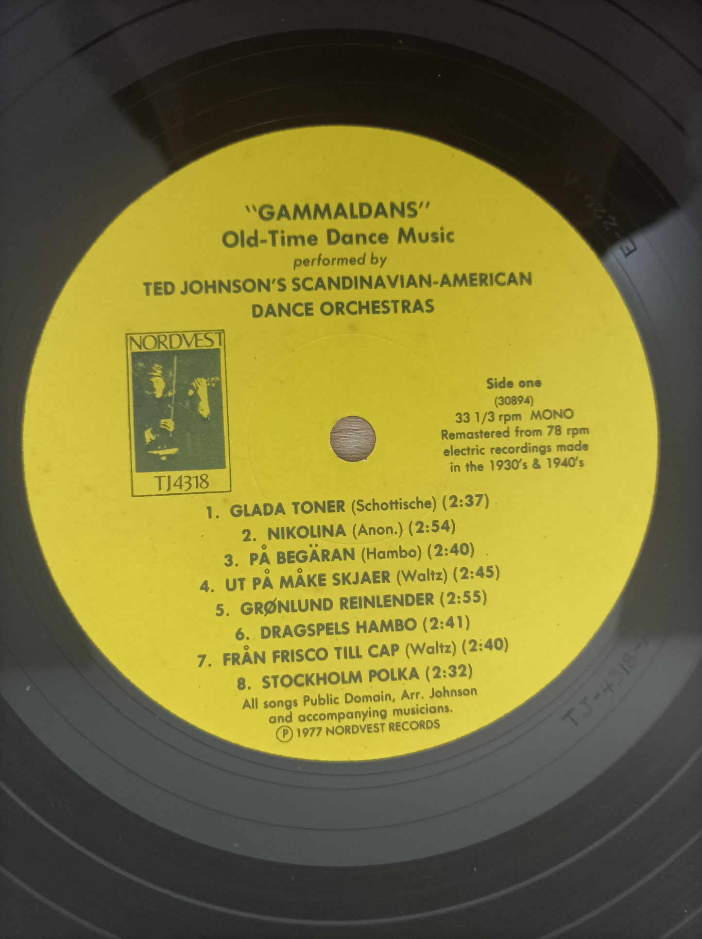 Lp Vinil Ted Johnson Gammaldans! Old Time Dance Importado