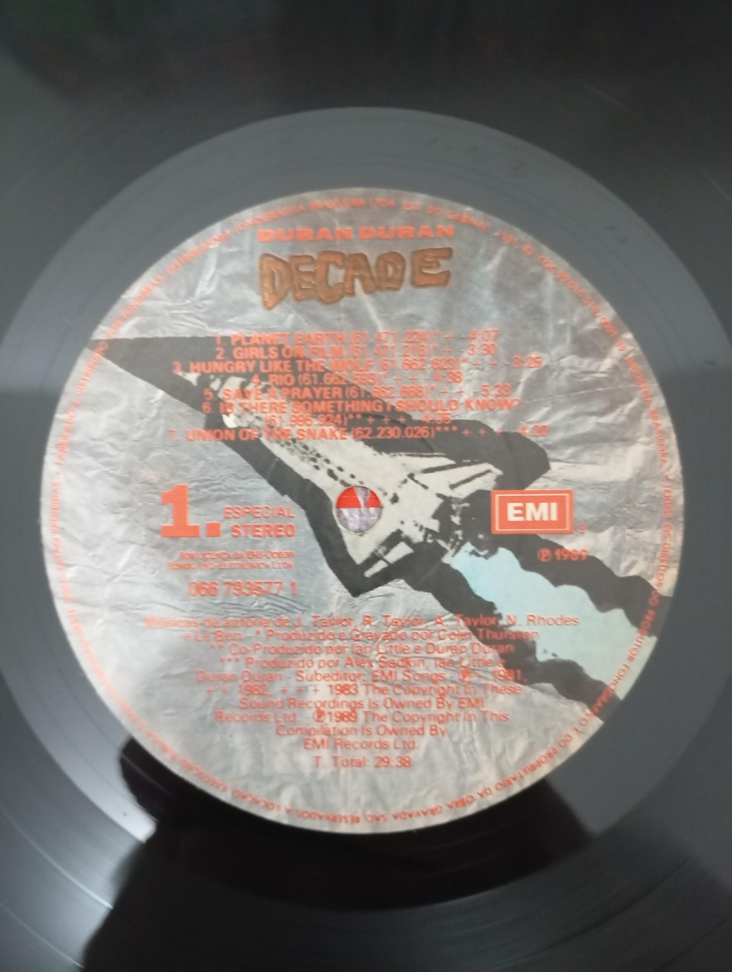 Lp Vinil Duran Duran Decade Com Encarte