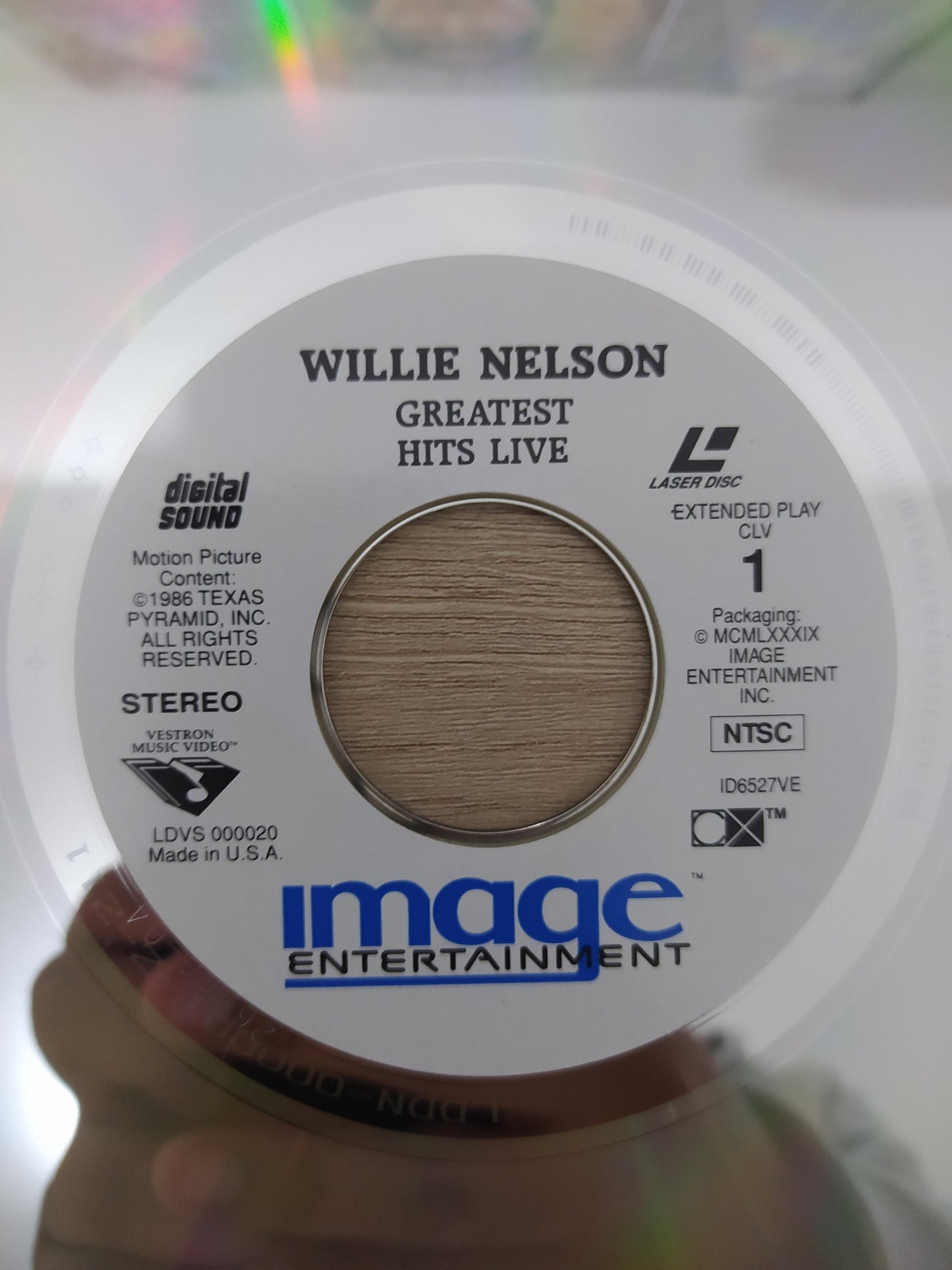 LD LaserDisc Willie Nelson Greatest Hits Live Importado