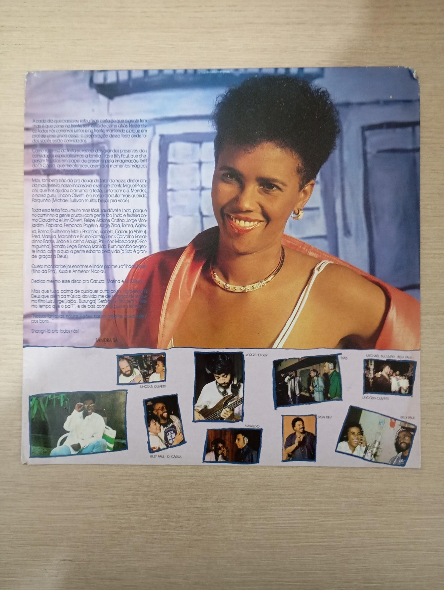 Lp Vinil Sandra De Sá 1988 Com Encarte