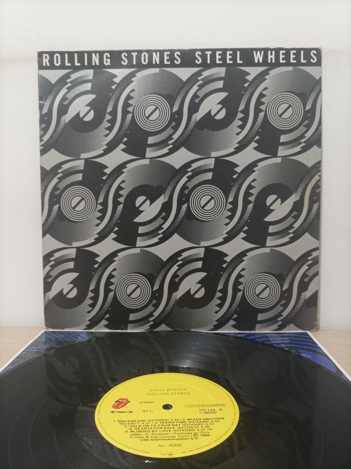 Lp Vinil The Rolling Stones Steel Wheels Com Encarte