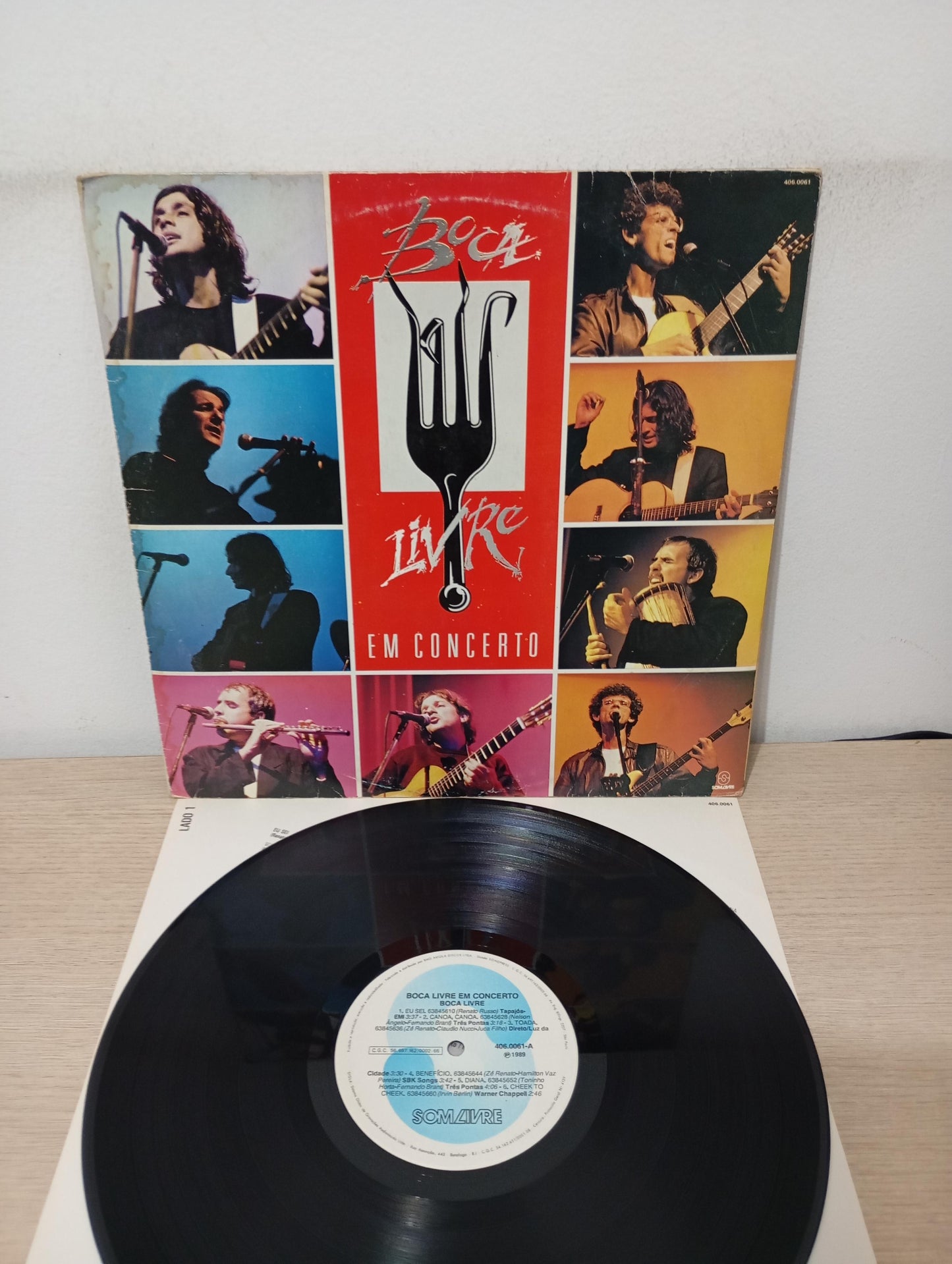 Disco Vinil Em Concerto Boca Livre Com Encarte A