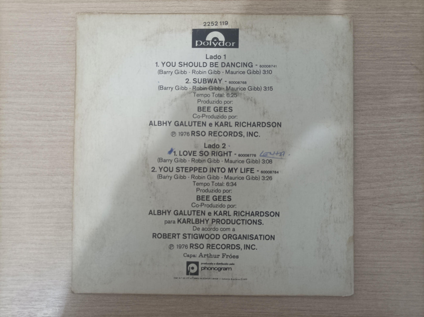 Compacto Vinil Bee Gees You Should Be Dancing