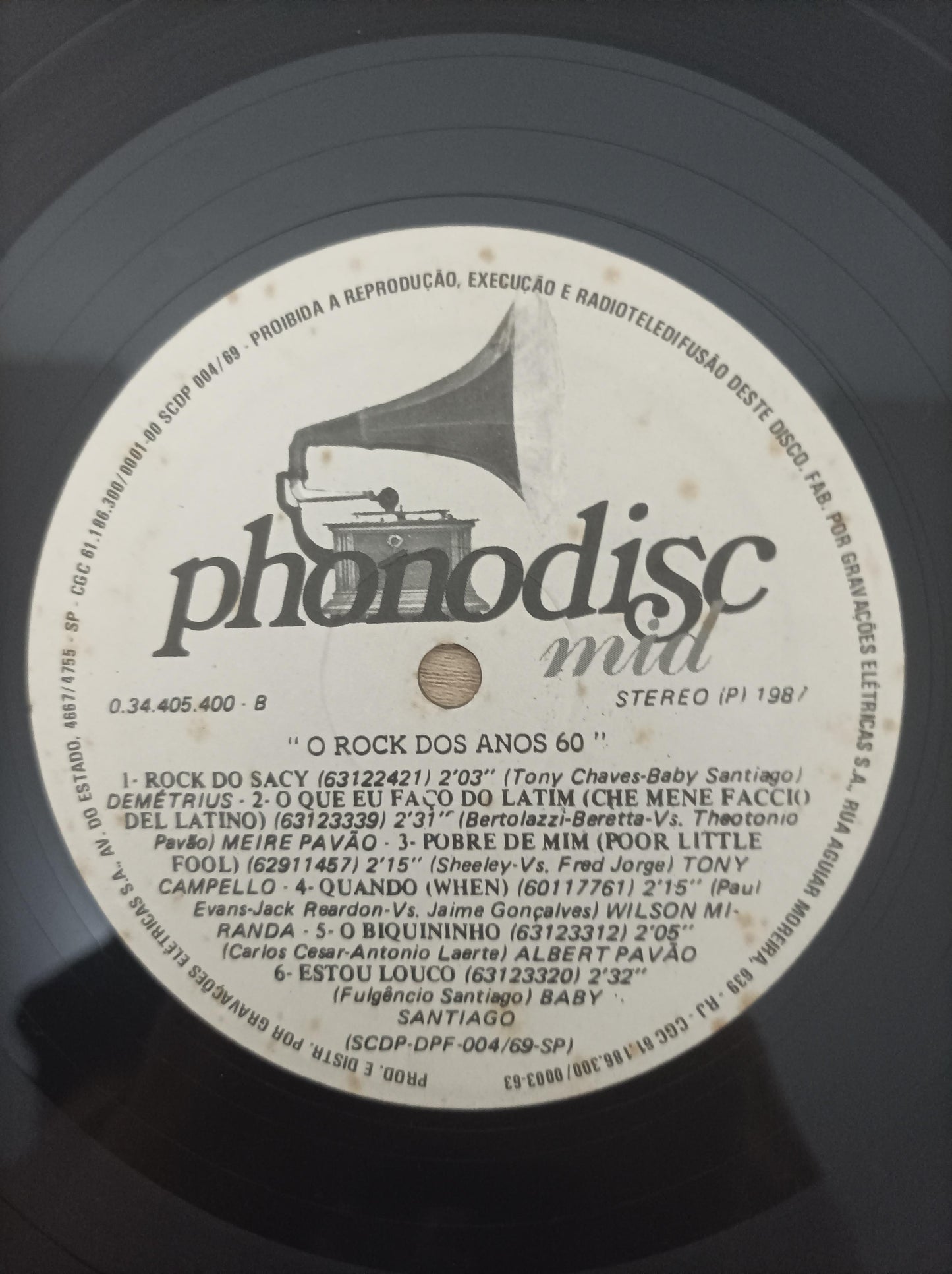 Lp Vinil O Rock dos Anos 60