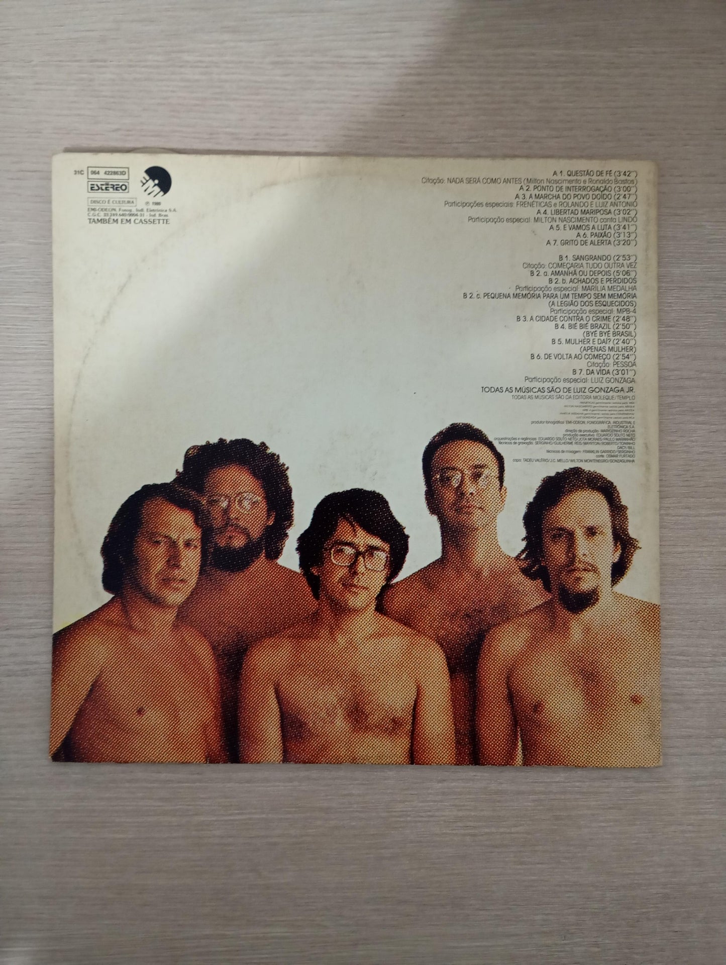 Lp Vinil Gonzaguinha De Volta Ao Começo Capa Dupla