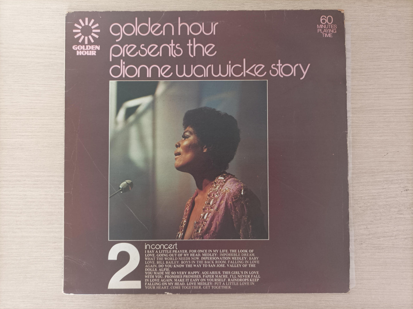 Lp Vinil Dionne Warwick Golden Hour Presents Vol 2 Importado