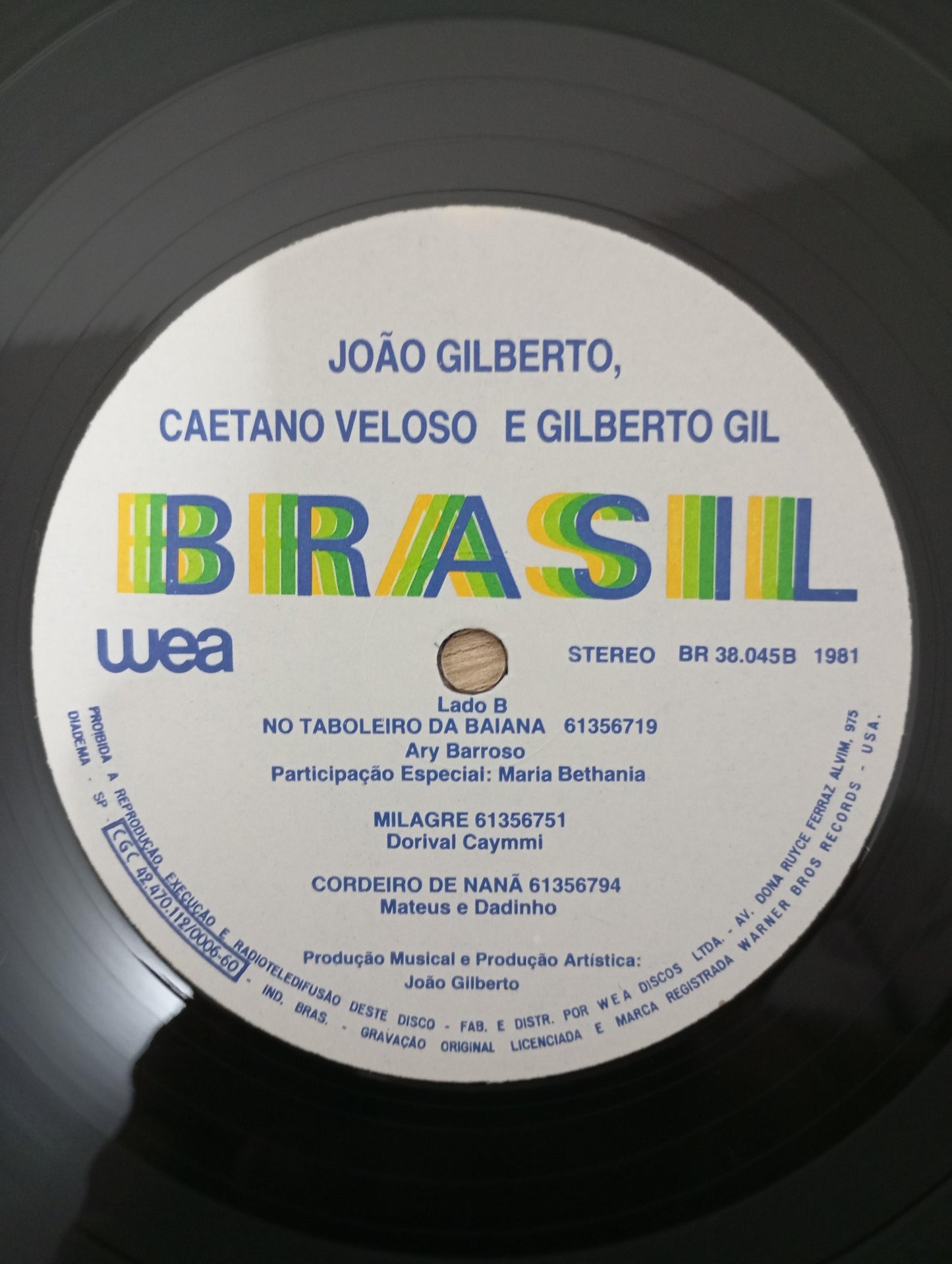 Lp Vinil João Gilberto Veloso Bethânia Gil Brasil C Encarte