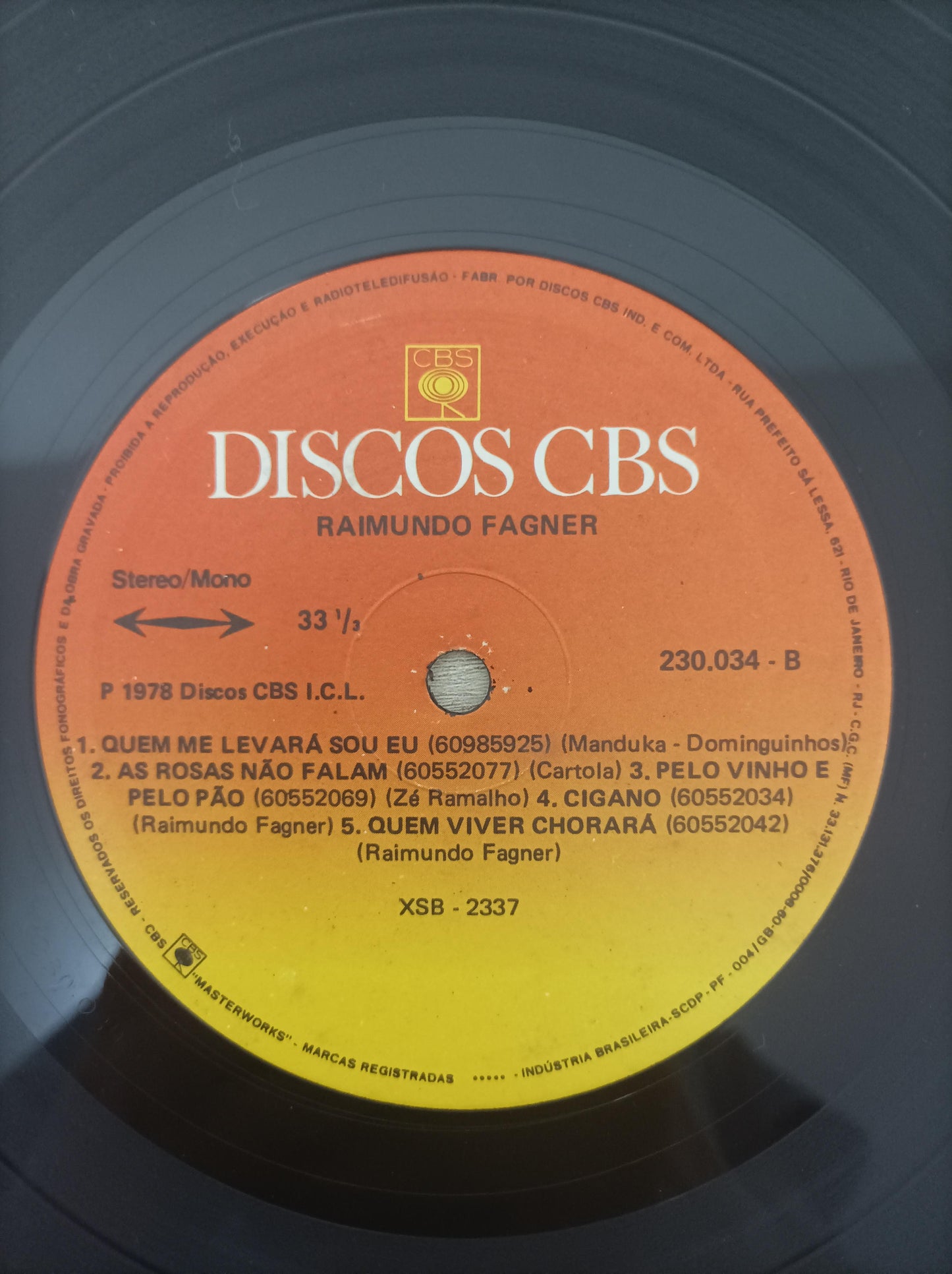 Lp Vinil Raimundo Fagner Quem Viver Chorará
