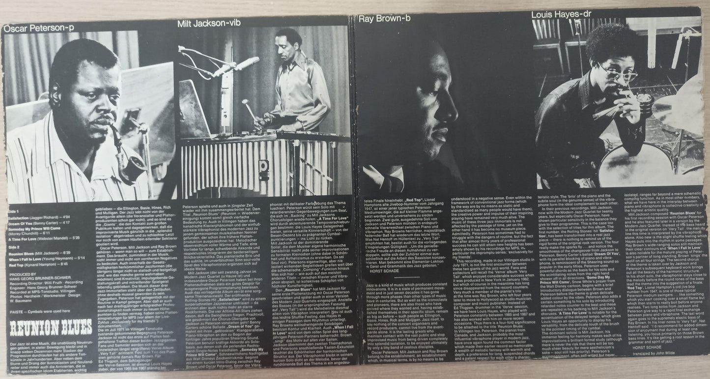 Lp Vinil Oscar Peterson Reunion Blues Capa Dupla